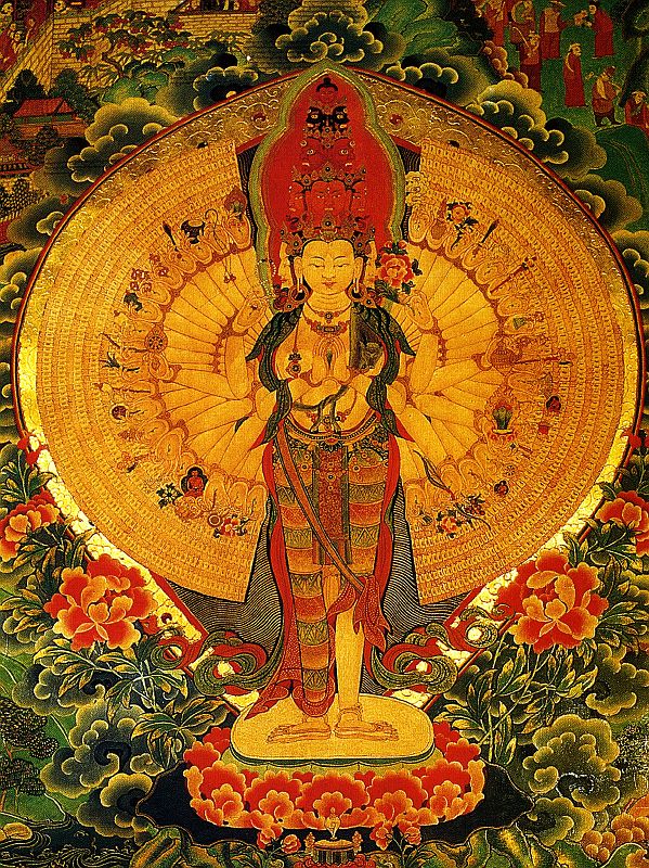 Tibet Lhasa 04 10 Potala Dalai Lama 13 Funerary 11-Headed Avalokiteshvara